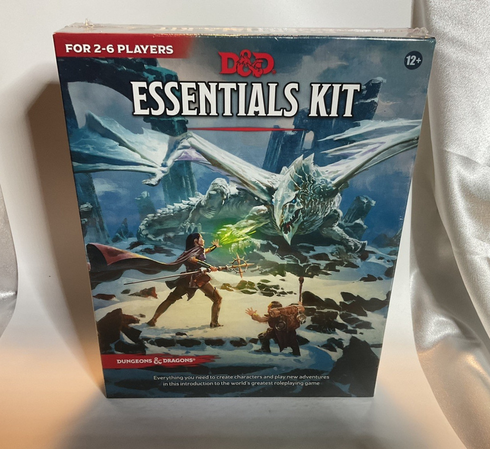 Dungeons & Dragons Essentials Kit D&D RPG 2-6 Players 12+ Factory Sealed